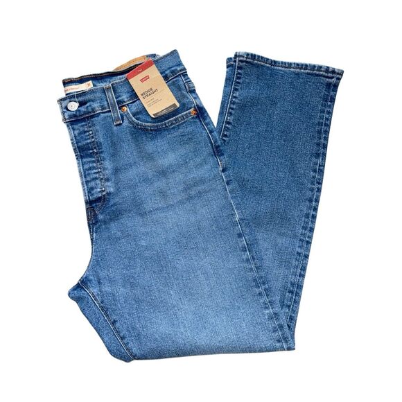 Levi’s wedgie straight high rise button fly jeans size 31 new - Picture 13 of 15